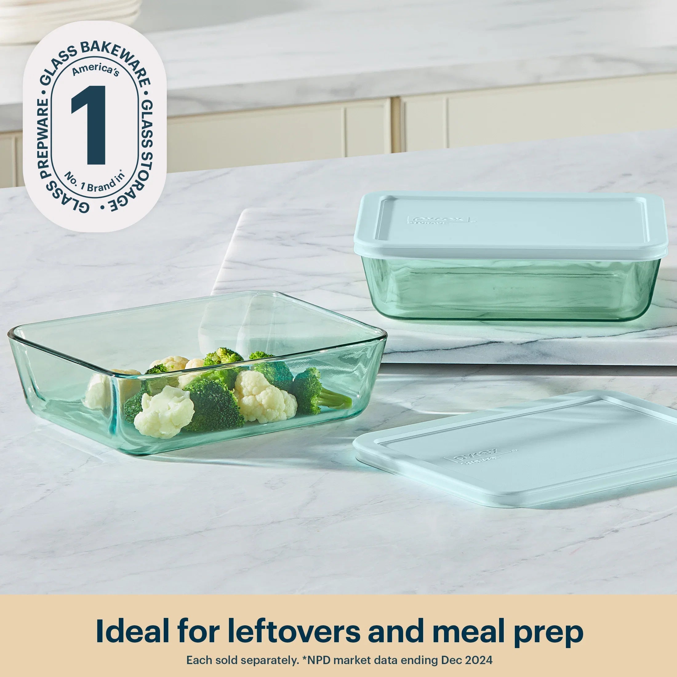 Rectangle Pyrex Containers Big Pyrex® Simply Store® Tinted Glass 6-cup Rectangle Storage Container wi ...