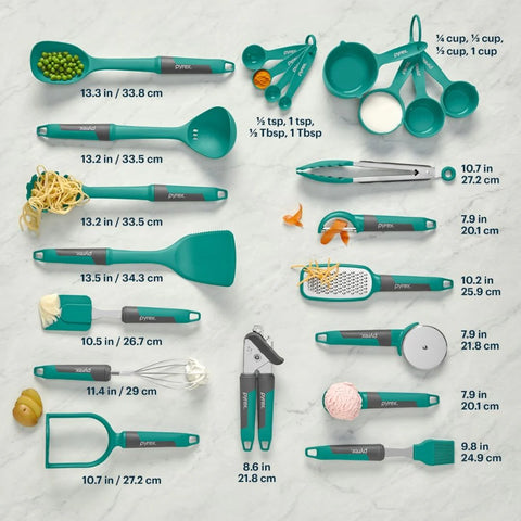 Pyrex® 22-Piece Kitchen Tools & Gadgets Set